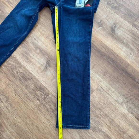 Royalty For Me YMI Size 10 NWT Womens High Waist Straight Ankle Cuffed Stretch - Picture 9 of 13